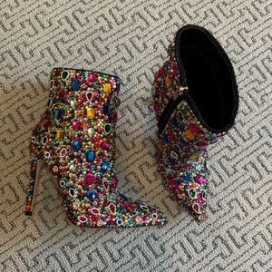 Azalea Wang Multi Crystal Booties